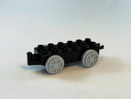 Wagon zwart Duplo