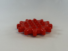 Tandwiel groot rood Duplo