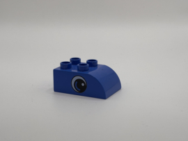 Oog blok gebogen blauw Duplo