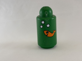 Primo blok hoog groen met vissen Duplo