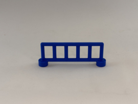 Hek 6 spijlen blauw Duplo
