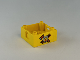 Kist brandweer geel Duplo