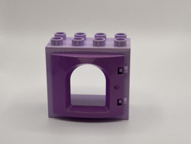 Kozijn lavendel met poort donkerpaars 2x4 Duplo