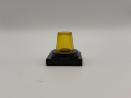 Zwaailicht daklicht doorzichtig geel / zwart  Duplo