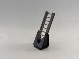 Ladder op voet donkergrijs zwart Duplo