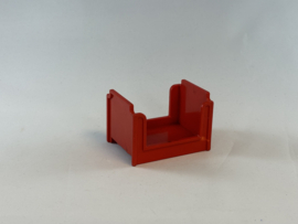 Kinderbed / stapelbed rood Duplo