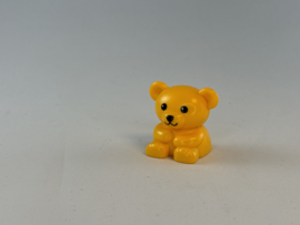 Teddybeer / knuffelbeer licht oranje Duplo