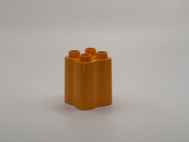 Boomstam blok medium oranje Duplo