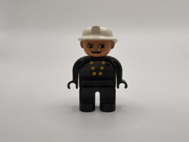 Brandweerman met snor Duplo