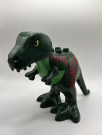 Dinosaurus groen  t-rex  met beweegbare bek  Duplo