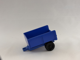 Aanhanger blauw Duplo