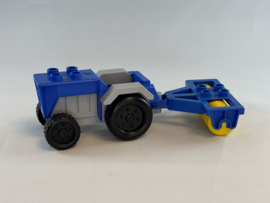 Tractor met wals Duplo
