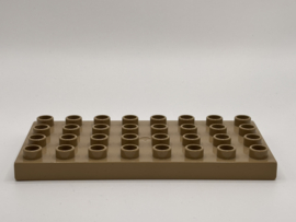 Plaat 4x8 taupe Duplo