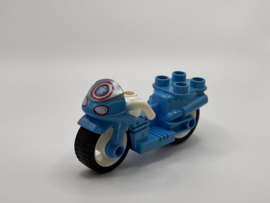 Motor Captain America azuurblauw Duplo