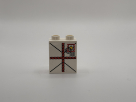 2 nops blok hoog wit postpakket Duplo