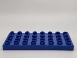 Plaat 4x8 blauw Duplo