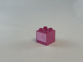 Ladekast roze met roze lade Duplo