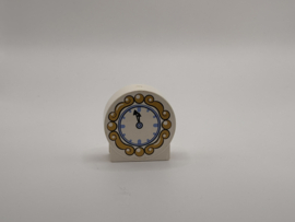 Blok rond 2 nops wit klok  Duplo