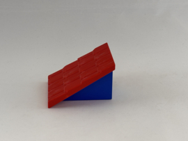 Dakdeel rood blauw Duplo