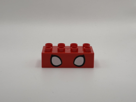 Spider-Man ogen blok rood Duplo