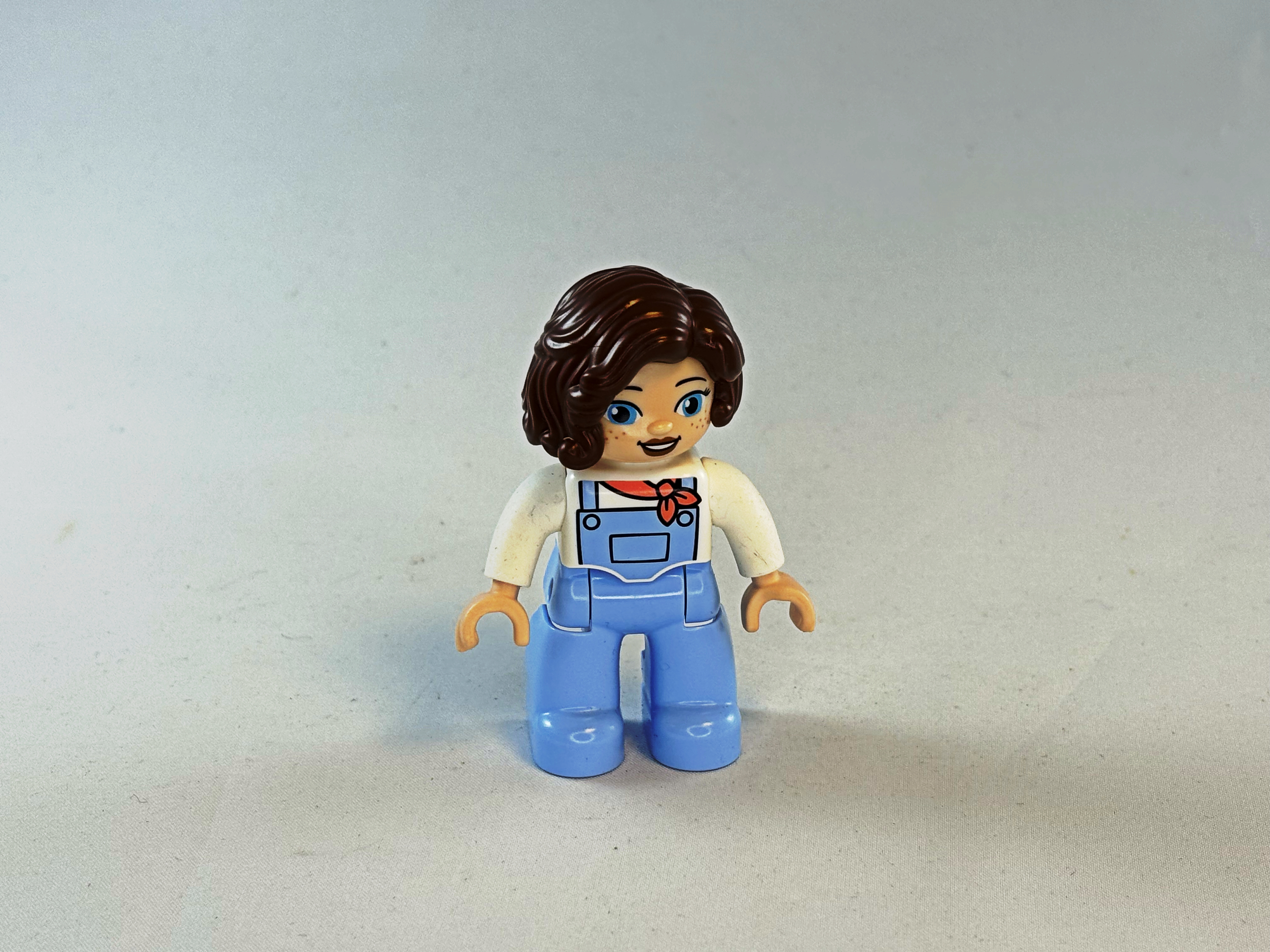 Vrouw tuinbroek blauw Duplo