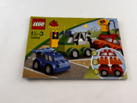 Boekje 10552 creatieve auto’s Duplo