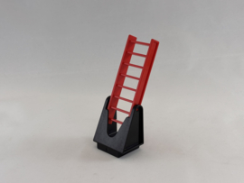Ladder op voet rood zwart Duplo