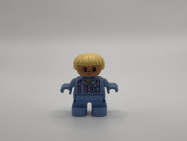 Meisje met blond haar Duplo