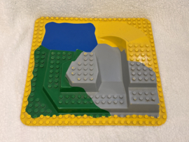 Bouwplaat 3D water, gras Duplo