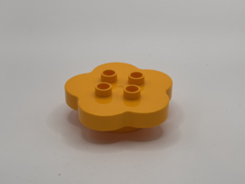 Tafel / bloem helder lichtoranje Duplo