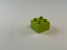 4 nops blok limoengroen Duplo