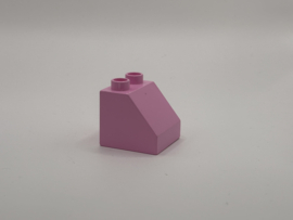 Blok schuin licht roze Duplo