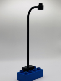 Lantaarnpaal / glijpaal kazerne zwart Duplo