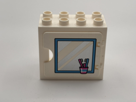 Badkamer kast met spiegel Duplo 