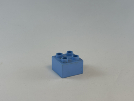 4 nops blok medium blauw Duplo
