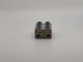 Knoppen oven of fornuis op blok lichtgrijs  Duplo