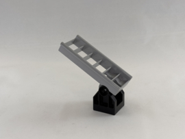 Ladder op voet grijs zwart Duplo