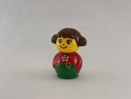 Primo poppetje groen rood Duplo