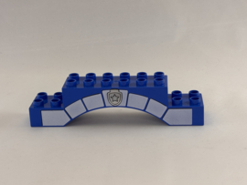 Boogblok politiebureau blauw Duplo