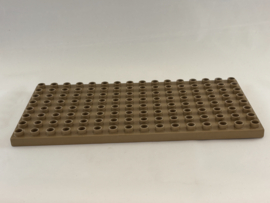 Plaat 8x16 taupe Duplo