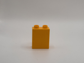 2 nops blok hoog helder lichtoranje Duplo