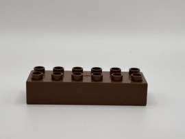 12 nops blok donkerbruin Duplo