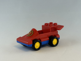 Raceauto rood en blauw 2 Duplo