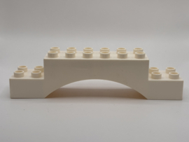 Ingangblok / boogblok wit  Duplo