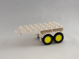 Aanhanger wit Duplo