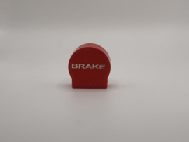 Blok rond 2 nops rood brake / go  Duplo