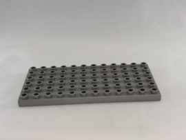 Plaat 6x12 lichtgrijs Duplo