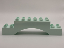 Ingangblok / boogblok licht aquablauw Duplo