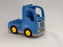Vrachtwagen blauw grijs Duplo