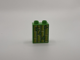 2 nops blok hoog felgroen bamboe Duplo